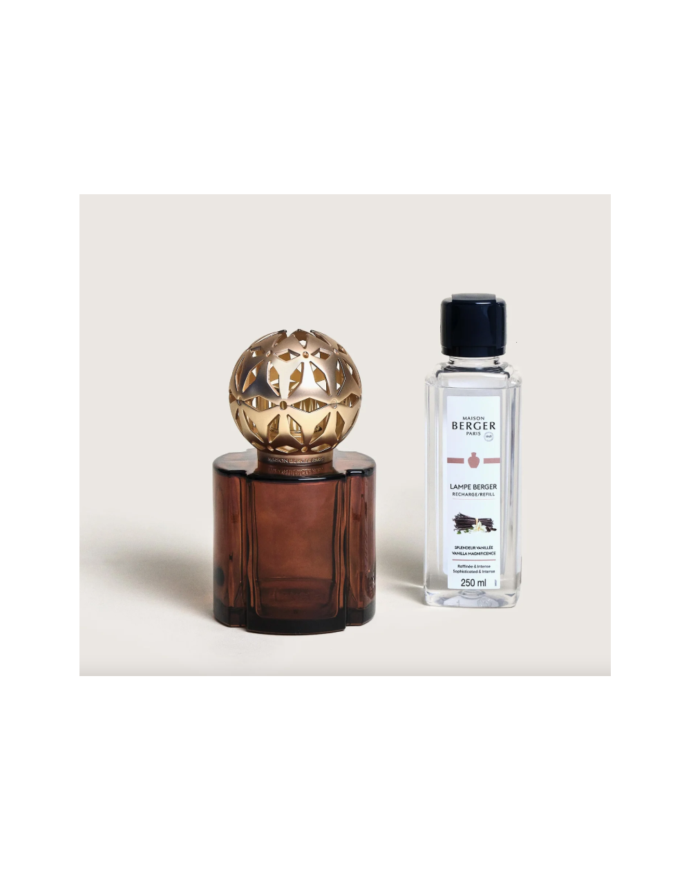 COFFRET LAMPE BERGER POMELIS Chocolat (Splendeur Vanillée 250ml)