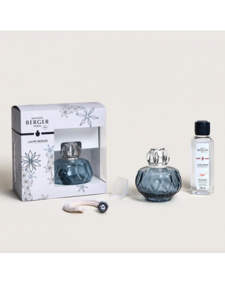 COFFRET LAMPE BERGER ROSALIE Bleue (avec Pétillance exquise 250ml)