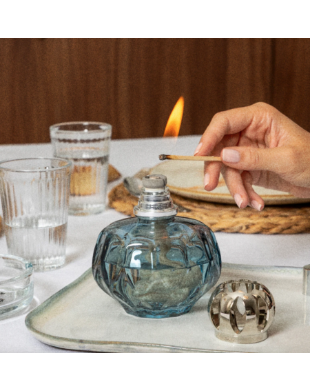 COFFRET LAMPE BERGER ROSALIE Bleue (avec Pétillance exquise 250ml)