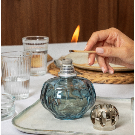 COFFRET LAMPE BERGER ROSALIE Bleue (avec Pétillance exquise 250ml)
