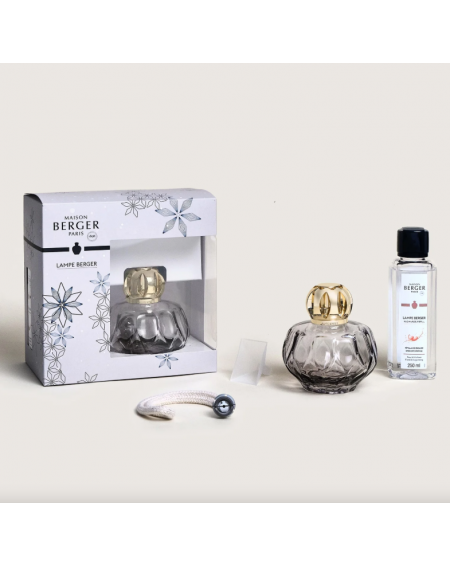COFFRET LAMPE BERGER ROSALIE Grise (avec Pétillance exquise 250ml)