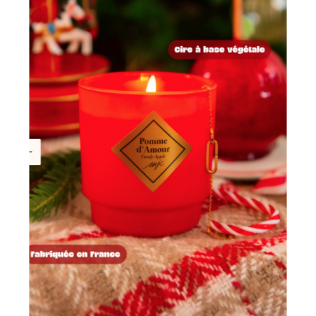 BOUGIE BIJOU Pomme d'amour MY JOLIE CANDLE - BR Doré