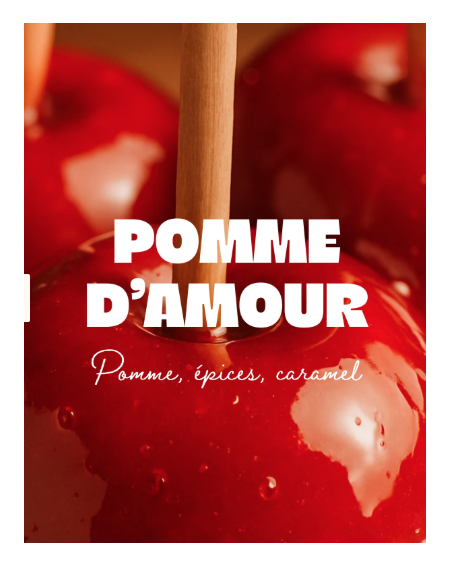 BOUGIE BIJOU Pomme d'amour MY JOLIE CANDLE - BR Doré