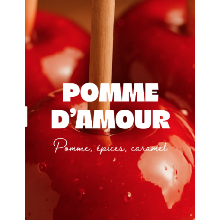 BOUGIE BIJOU Pomme d'amour MY JOLIE CANDLE - BR Doré