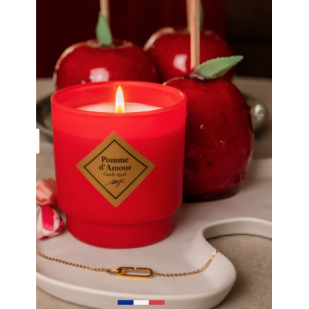 BOUGIE BIJOU Pomme d'amour MY JOLIE CANDLE - BR Doré