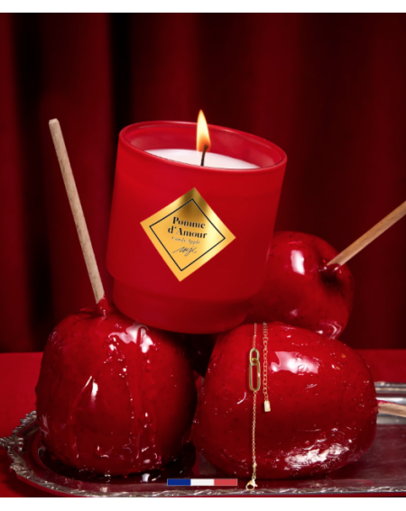 BOUGIE BIJOU Pomme d'amour MY JOLIE CANDLE - BR Doré