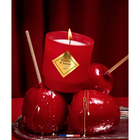 BOUGIE BIJOU Pomme d'amour MY JOLIE CANDLE - BR Doré