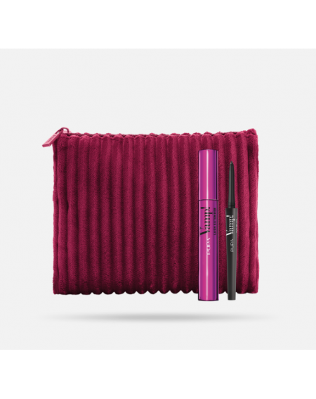 Kit VAMP! Trousse maquillage Bordeaux (mascara, crayon yeux)