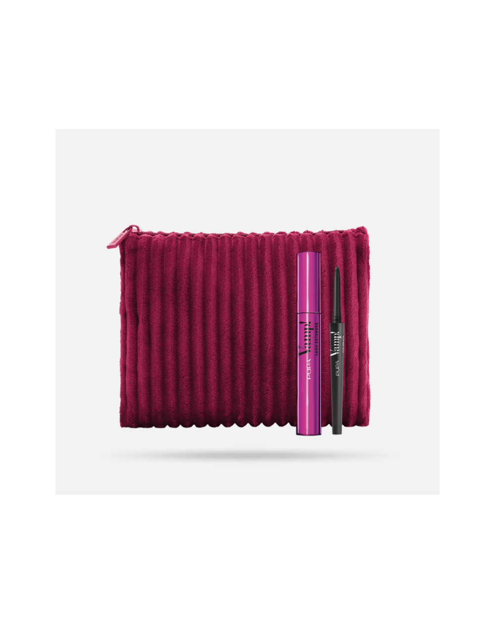 Kit VAMP! Trousse maquillage Bordeaux (mascara, crayon yeux)