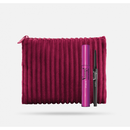 Kit VAMP! Trousse maquillage Bordeaux (mascara, crayon yeux)