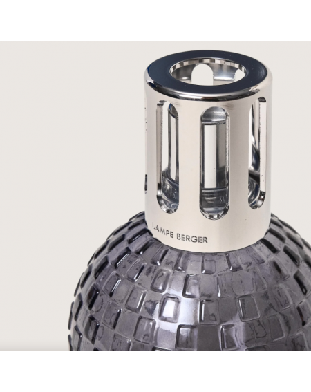 COFFRET LAMPE BERGER DISCO GRISE