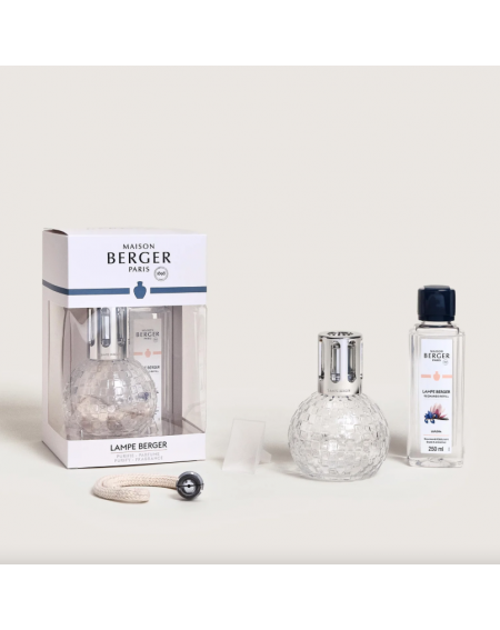 COFFRET LAMPE BERGER DISCO TRANSPARENTE