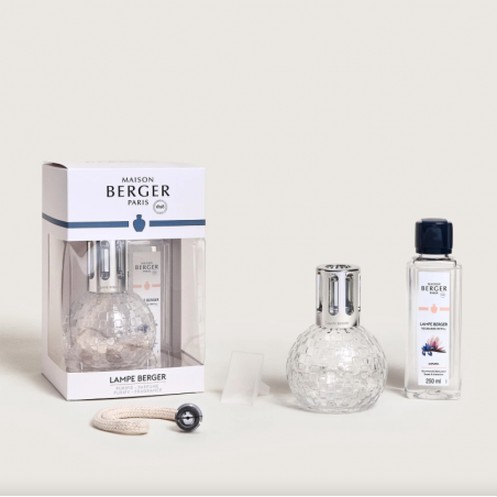 COFFRET LAMPE BERGER DISCO TRANSPARENTE
