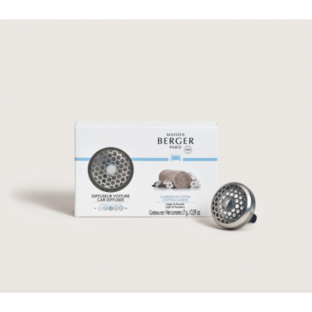 DIFFUSEUR VOITURE Caresse de Coton Argent