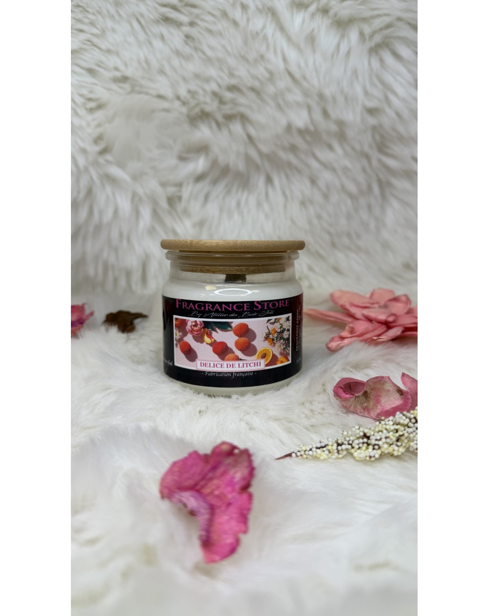 BOUGIE PARFUMEE DELICE DE LITCHI Petite Jarre 150ML FRAGRANCE STORE