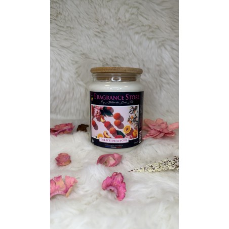 BOUGIE PARFUMEE DELICE DE LITCHI Grande Jarre 700ML FRAGRANCE STORE