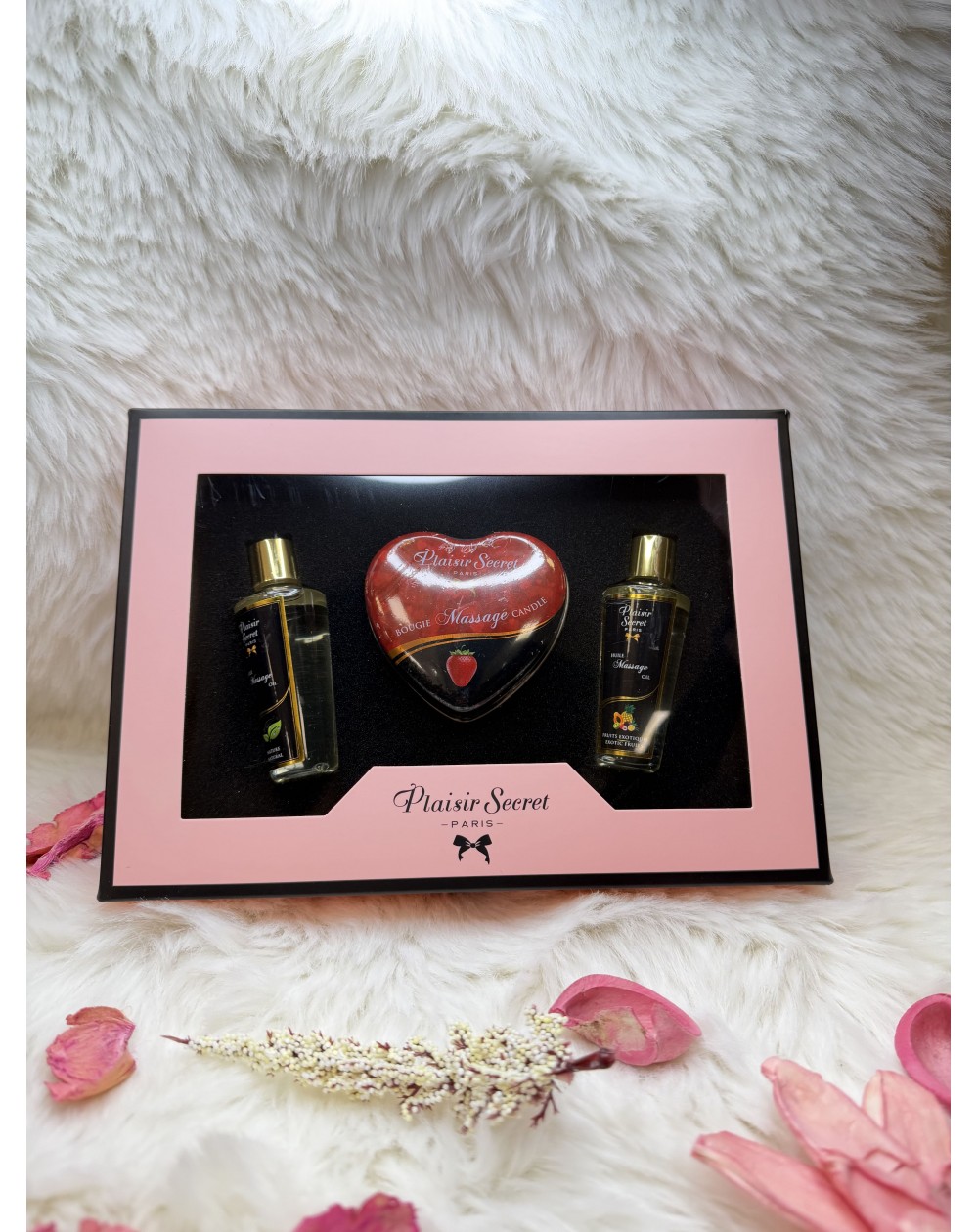 COFFRET MASSAGE PRIVE HUILES ET BOUGIE