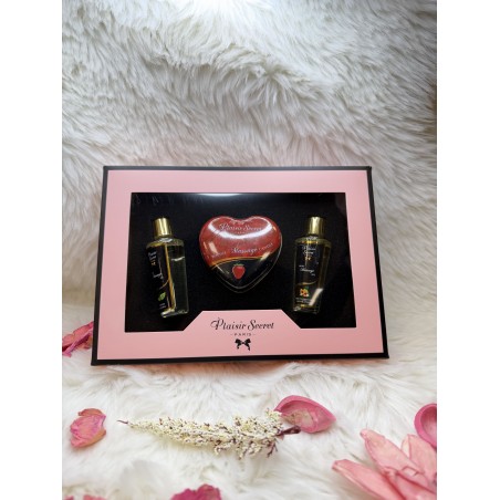 COFFRET MASSAGE PRIVE HUILES ET BOUGIE