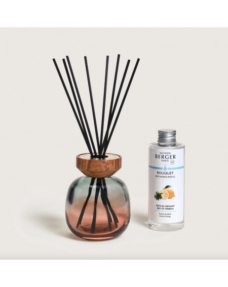 BOUQUET WOOD Vert/Prune Zeste de verveine Berger