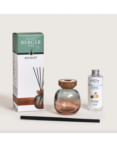 BOUQUET WOOD Vert/Prune Zeste de verveine Berger