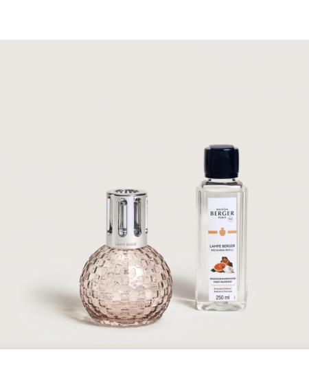 COFFRET LAMPE BERGER DISCO ROSE