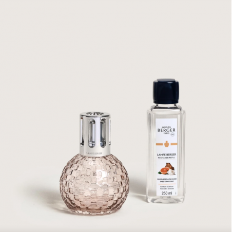 COFFRET LAMPE BERGER DISCO ROSE