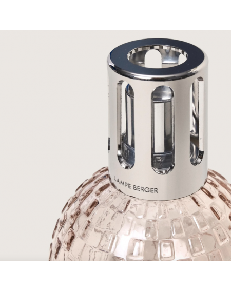 COFFRET LAMPE BERGER DISCO ROSE