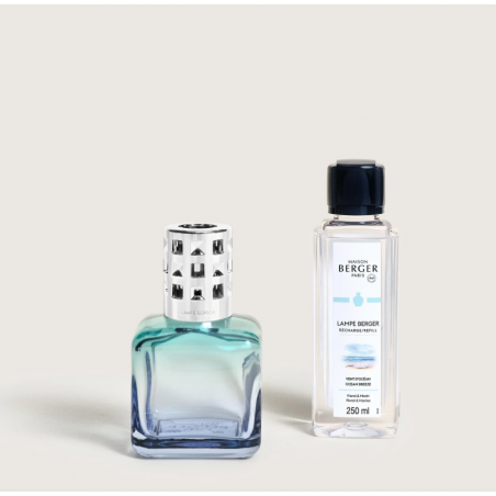 COFFRET LAMPE BERGER GLACON TURQUOISE/BLEUE