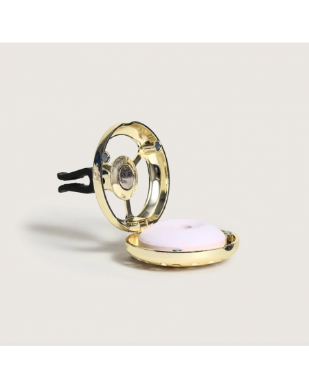 Coffret Ophelia diffuseur voiture & Porte clés Or