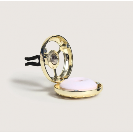 Coffret Ophelia diffuseur voiture & Porte clés Or