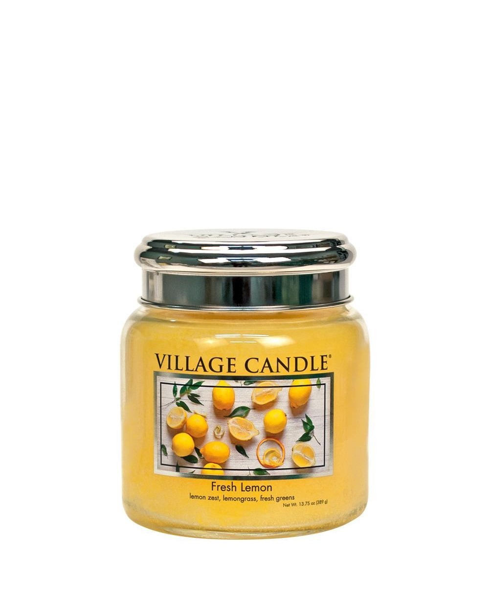 MOYENNE JARRE VILLAGE CANDLE FRESH LEMON