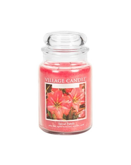 GRANDE JARRE VILLAGE CANDLE VELVET PETALS