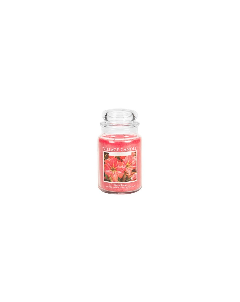 GRANDE JARRE VILLAGE CANDLE VELVET PETALS