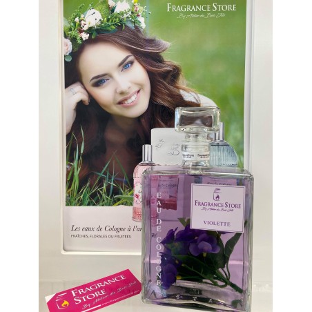 EAU DE COLOGNE 1000ML VIOLETTE AVEC FLEURS  FRAGRANCE STORE