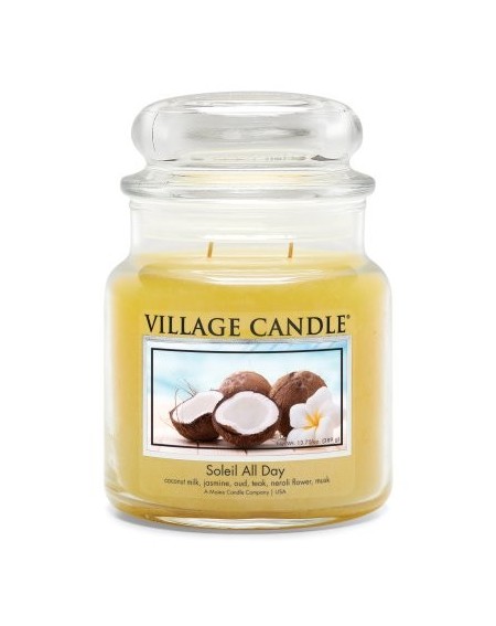 MOYENNE  JARRE VILLAGE CANDLE SOLEIL ALL DAY