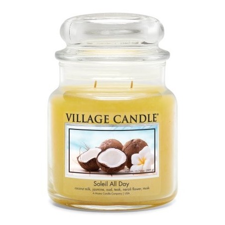 MOYENNE  JARRE VILLAGE CANDLE SOLEIL ALL DAY