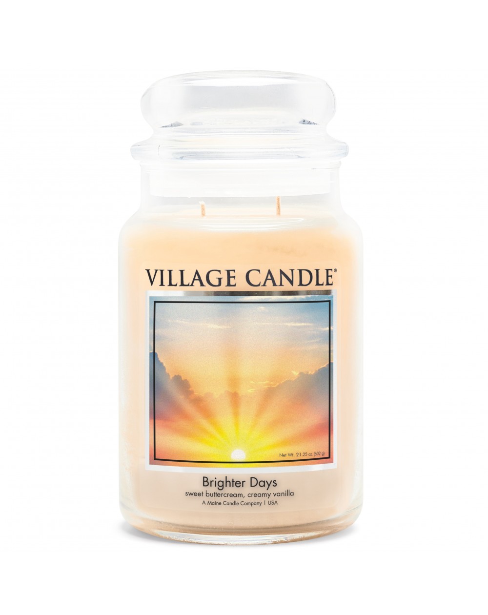 GRANDE JARRE VILLAGE CANDLE UNITY BRIGHTER DAYS