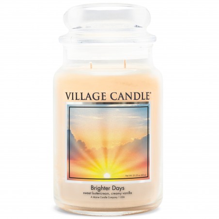 GRANDE JARRE VILLAGE CANDLE UNITY BRIGHTER DAYS