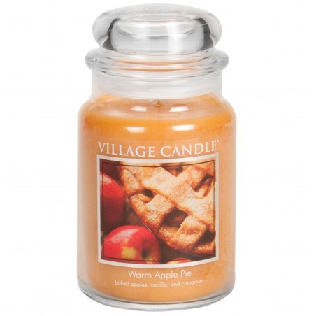 GRANDE JARRE VILLAGE CANDLE WARM APPLE PIE