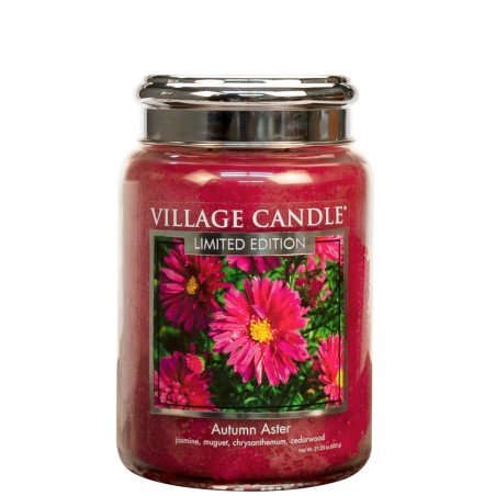 GRANDE JARRE VILLAGE CANDLE AUTUMN ASTER