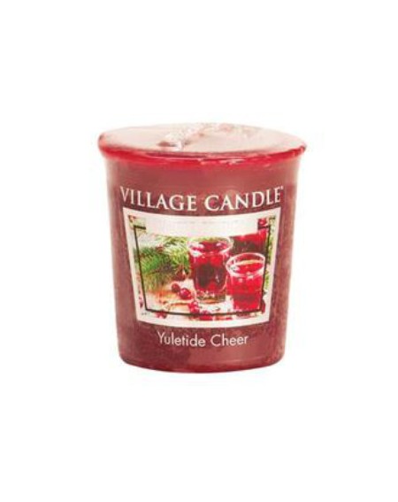 VOTIVE VILLAGE CANDLE YULETIDE CHEER
