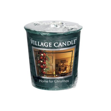 VOTIVE VILLAGE CANDLE HOME FOR CHRISTMAS
