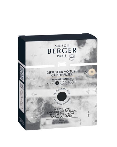 Recharge DIFFUSEUR VOITURE ANTI ODEUR TABAC Maison Berger