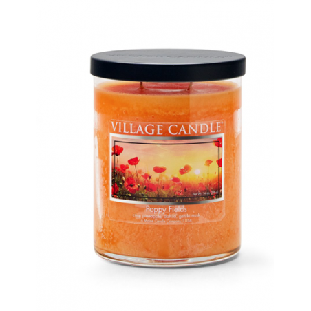 TUMBLER JARRE SMALL VILLAGE CANDLE POPPY FIELD