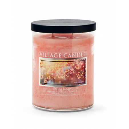 TUMBLER JARRE SMALL VILLAGE CANDLE SPRING BLOOMS