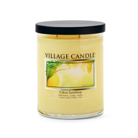 TUMBLER JARRE SMALL VILLAGE CANDLE CITRUS SUNSHINE