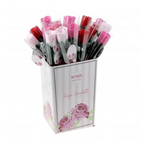 Rose en papier de savon (Rose-Rouge-Fushia) 4g