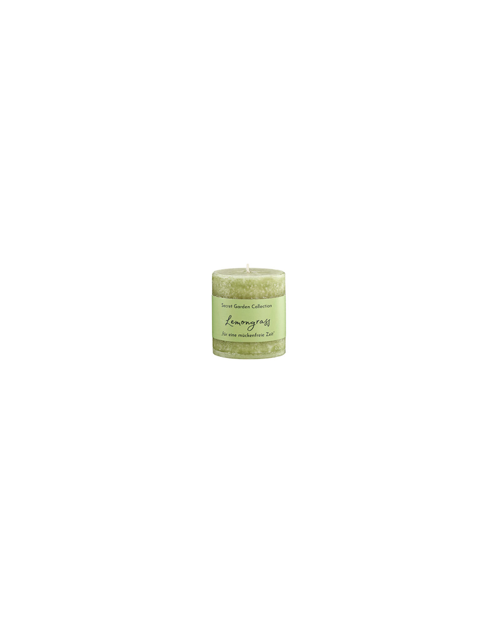SECRET GARDEN Bougie Lemongrass (citronnelle) 7x7,5cm