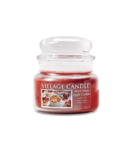 PETITE JARRE VILLAGE CANDLE WARM MAPLE APPLE CRUMBLE