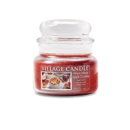 PETITE JARRE VILLAGE CANDLE WARM MAPLE APPLE CRUMBLE